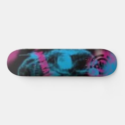 Muska-Skull Skateboard (Horizontaal)