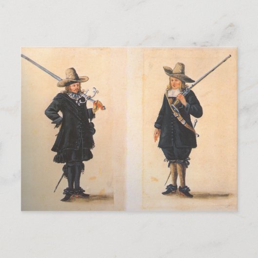 Muskeeters Briefkaart (Voorkant)