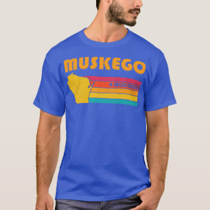 Muskego Wisconsin Vintage Verdrietig Souvenir T-shirt