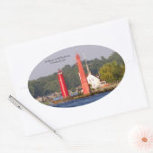 Muskegon Entrance Lights sticker (Envelop)