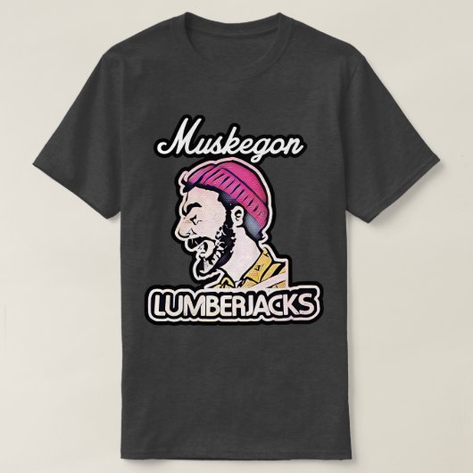 Muskegon Lumberjacks Hockey T-shirt (Design voorkant)