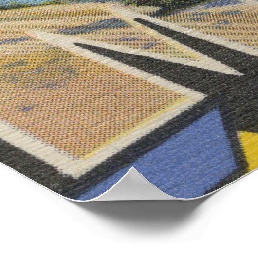 Muskegon, Michigan - Grote lettertjes Poster (Hoek)