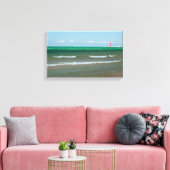 Muskegon Pier Light, Muskegon, Michigan Canvas Afdruk (Insitu (Woonkamer))