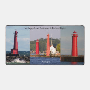 Muskegon South Bkw & Pierhead Lights bureaumat