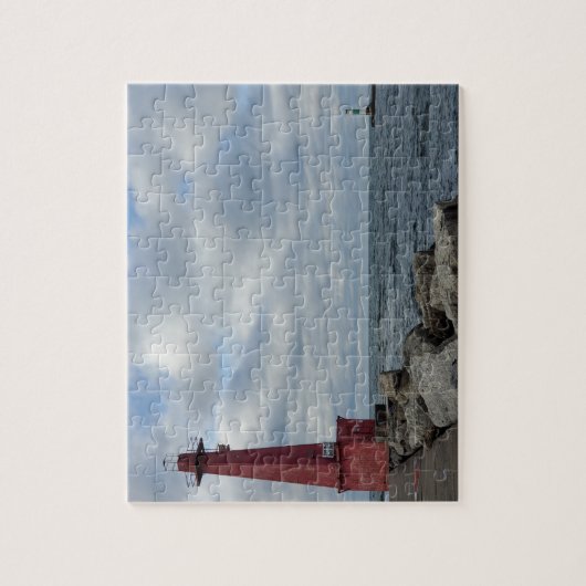 Muskegon South Breakwater Light Legpuzzel (Verticaal)