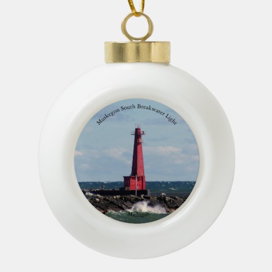 Muskegon South Breakwater Light ornament (Voorkant)