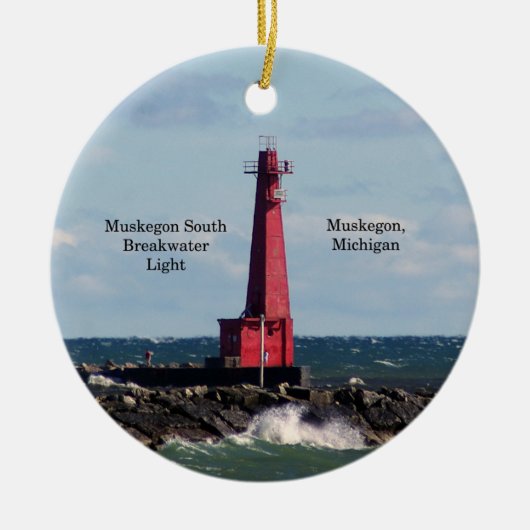 Muskegon South Breakwater Light ornament (Voorkant)