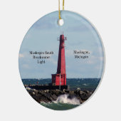 Muskegon South Breakwater Light ornament (Links)