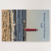 Muskegon South Pierhead Light Legpuzzel (Horizontaal)