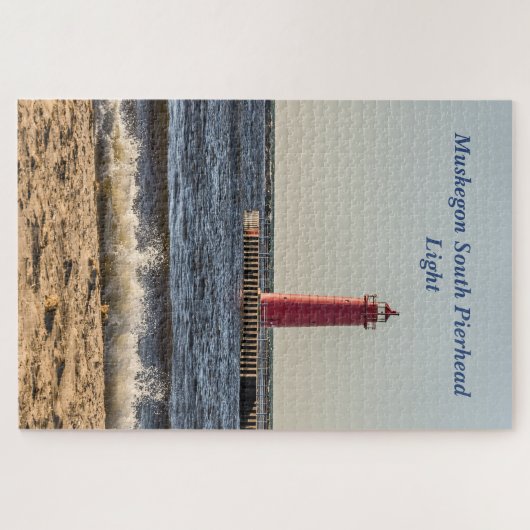 Muskegon South Pierhead Light Legpuzzel (Horizontaal)