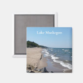 Muskegonmeer Magneet (Voorkant / Achterkant)