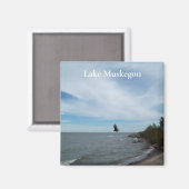 Muskegonmeer Magneet (Voorkant / Achterkant)