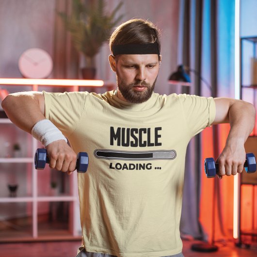 Muskel Loading Fortschritt T-shirt