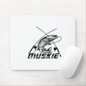 Muskellunge vissen muismat (Met muis)