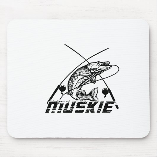 Muskellunge vissen muismat (Voorkant)