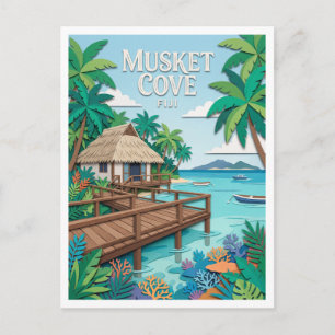 Musket Cove Island Resort Malolo Lailai Fiji Briefkaart