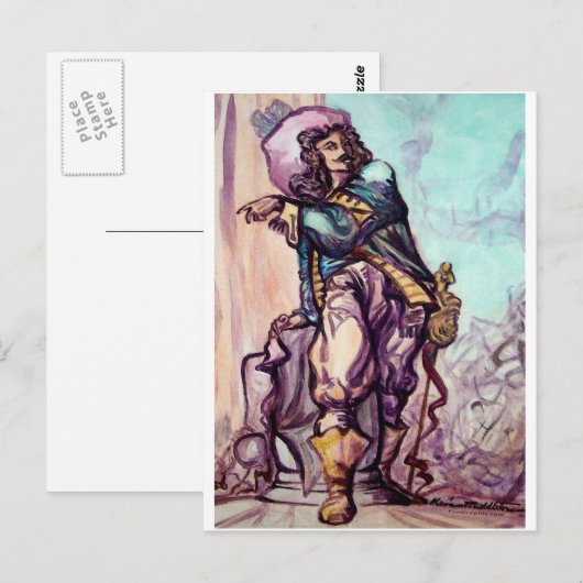 Musketeer Briefkaart (Voorkant / Achterkant)
