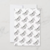 Musketeer Held Coole Kids Jongens Verjaardagsfeest Bedankkaart (Achterkant)