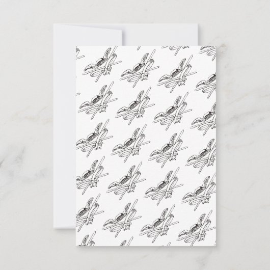 Musketeer Held Coole Kids Jongens Verjaardagsfeest Bedankkaart (Achterkant)