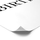 Musketeer Hero Verjaardagsfeestje Personaliseer We Poster (Hoek)