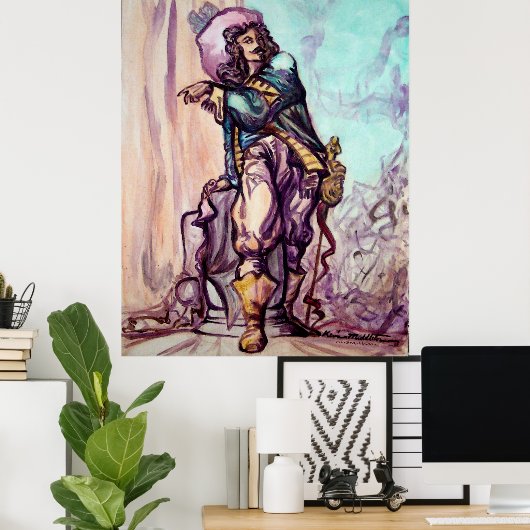 Musketeer Poster (Thuiskantoor)