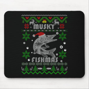 Muskie Angler Fishmas Musky Vist Oogse Chr Muismat