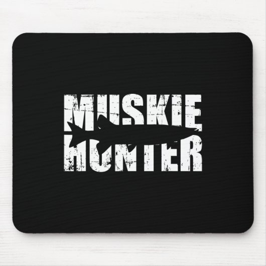 Muskie Hunter Viste Muismat (Voorkant)
