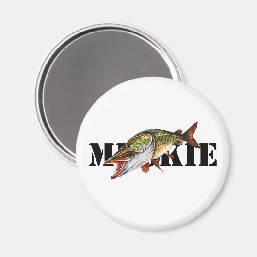 Muskie Magneet (Voorkant / Achterkant)