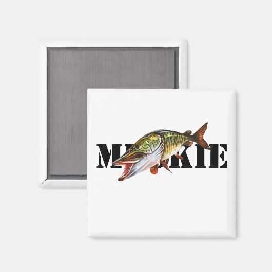 Muskie Magneet (Voorkant / Achterkant)