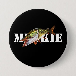 Muskie Ronde Button 7,6 Cm