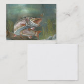 MUSKIE-template voor visitekaartjes (Voorkant / Achterkant)