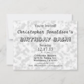 Muskie Vissen art Kaart (Achterkant)