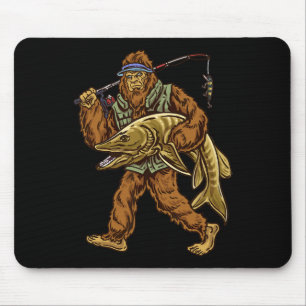 Muskie vissen Bigfoot Musky jagen Vissers 1 Muismat