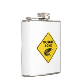 Muskie Vissen Zone Sign. Heupfles (Rechts)