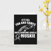 Muskie Vist het allemaal plezier en games tot op z Kaart (Gele Bloem)