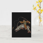 Muskie Vist tijger-moerasjachtboten Kaart (Gele Bloem)