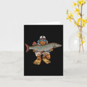 Muskie Vist tijger-moerasjachtboten Kaart (Gele Bloem)