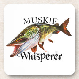 Muskie Whisperer Bier Onderzetter