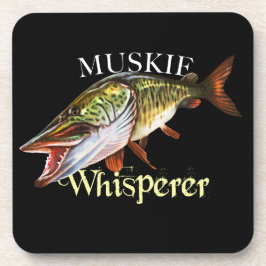 Muskie Whisperer Bier Onderzetter