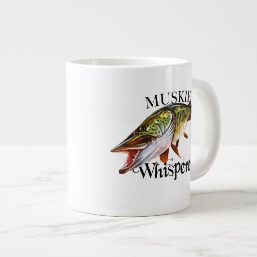 Muskie Whisperer Grote Koffiekop (Voorkant rechts)