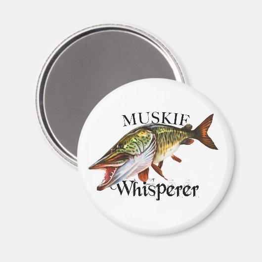 Muskie Whisperer Magneet (Voorkant / Achterkant)