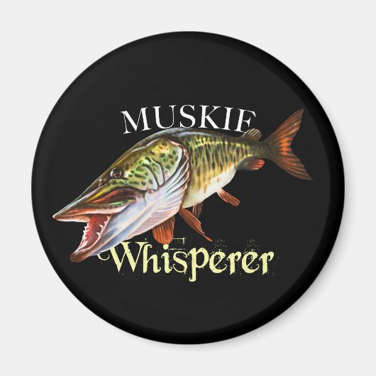 Muskie Whisperer Magneet (Voorkant)