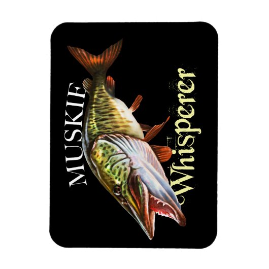 Muskie Whisperer Magneet (Verticaal)