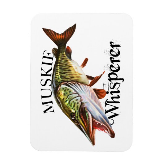 Muskie Whisperer Magneet (Verticaal)