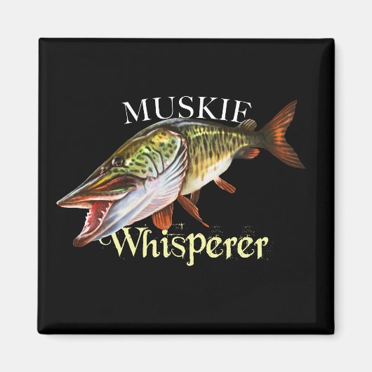 Muskie Whisperer Magneet (Voorkant)