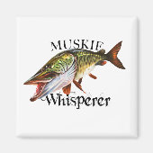 Muskie Whisperer Magneet (Voorkant)