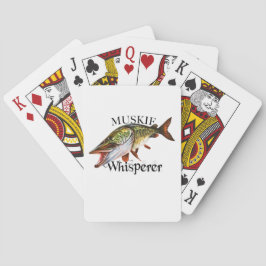 Muskie Whisperer Pokerkaarten