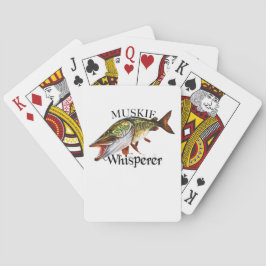 Muskie Whisperer Pokerkaarten