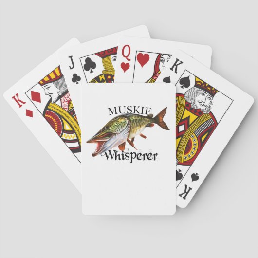 Muskie Whisperer Pokerkaarten (Achterkant)