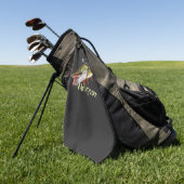 Muskie Whisperer Vissen Towel Golfhanddoek (Groen)